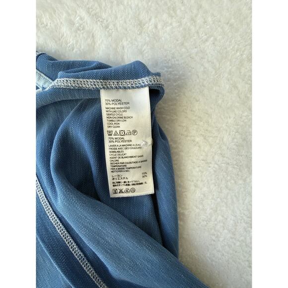 Tommy Bahama Mens Polo Modal Blend Golf Shirt Size Large Blue Heathered - Picture 6 of 7